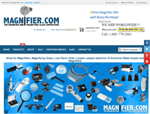 Tablet Screenshot of magnifier.com